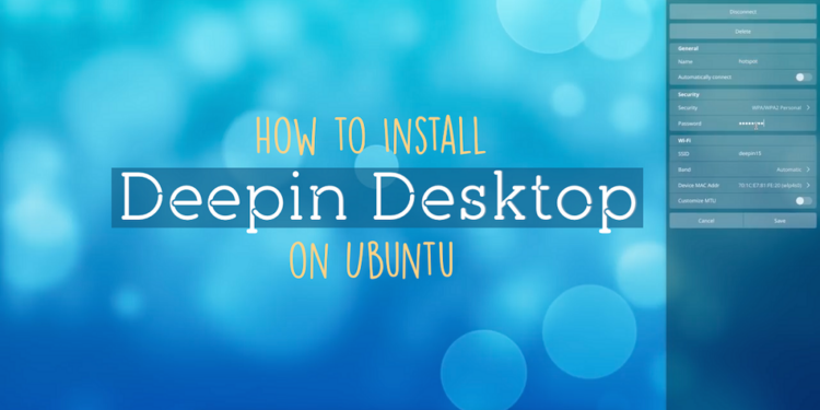 Deepin Desktop